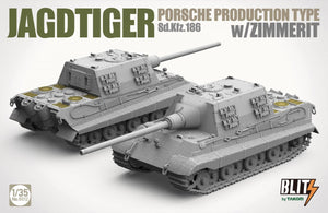 Takom 8012 JAGDTIGER PORSCHE PRODUCTION TYPE Sd.Kfz.186 w/ZIMMERIT 1/35 – Bild 3