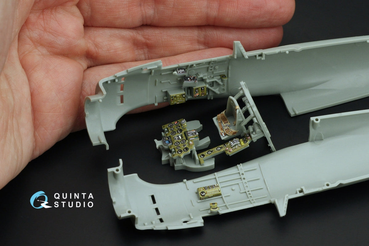 Quinta Studio QD48468 A6M2 Zero (Mitsubishi Prod.) 3D-Printed coloured Interior on decal paper (Academy) 1/48 – imagen 10
