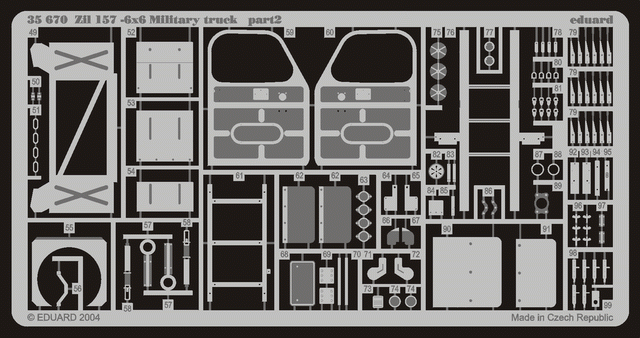 Eduard 35670 ZiL-157 6x6 Military Truck 1/35 Trumpeter