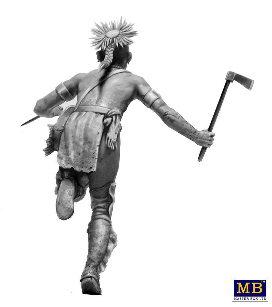 Master Box 35234 The Mohicans. Indian Wars Series, the XVIII century. Kit No 6 1/35 – immagine 6