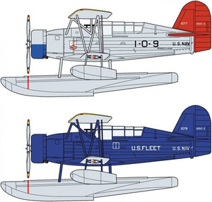 Hasegawa 02394 SOC-3 Seagull Seaplane Battleship USS Pennsylvania 1/72 – immagine 3