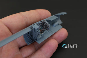 Quinta Studio QD48129 MiG-21PFM (grey color panels) 3D-Printed &amp;amp; coloured Interior on decal paper (for Eduard kit) 1/48 – zdjęcie 6
