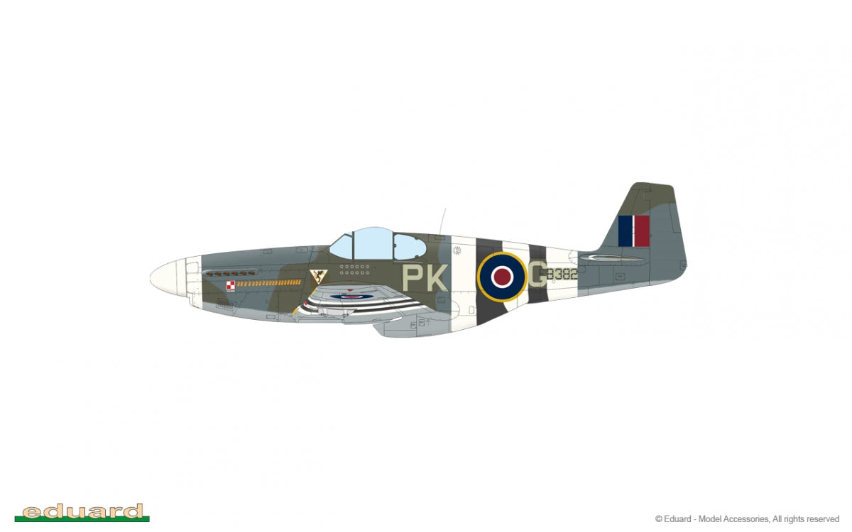 Eduard 11181 OVERLORD : MUSTANGS DU JOUR J / COMBINAISON DOUBLE P-51B MUSTANG 1/48 – image 13
