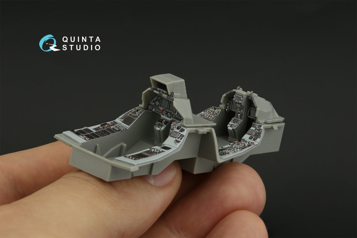 Quinta Studio QDS-48419 F-16D block 40 3D-Printed &amp;amp; coloured Interior on decal paper (Kinetic 2022 tool) (Small version) 1/48 – Bild 12