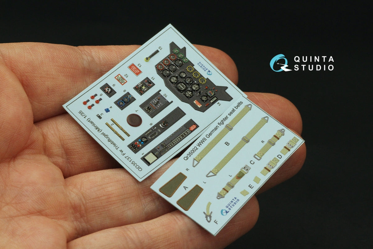 Quinta Studio QD35137 FW Triebflugel 3D-Printed coloured Interior on decal paper (Miniart) 1/35 – immagine 5