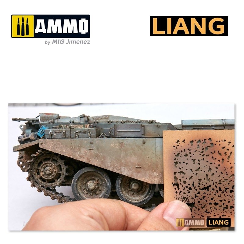 Liang 0001 Weathering Airbursh Stencils – Bild 4