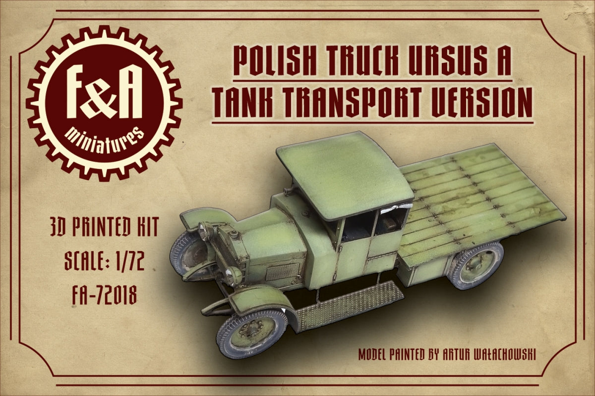 F&amp;amp;A Miniatures FA-72018 Ursus A Tank Transport 1/72