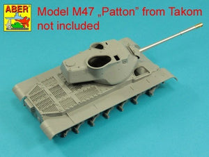 Aber 35L-284 90mm M-36 z cylindrycznym hamulcem do amerykańskiego czołgu M47 Patton bez pokrowca na jarzmo Takom/Italeri 1/35 – Bild 9