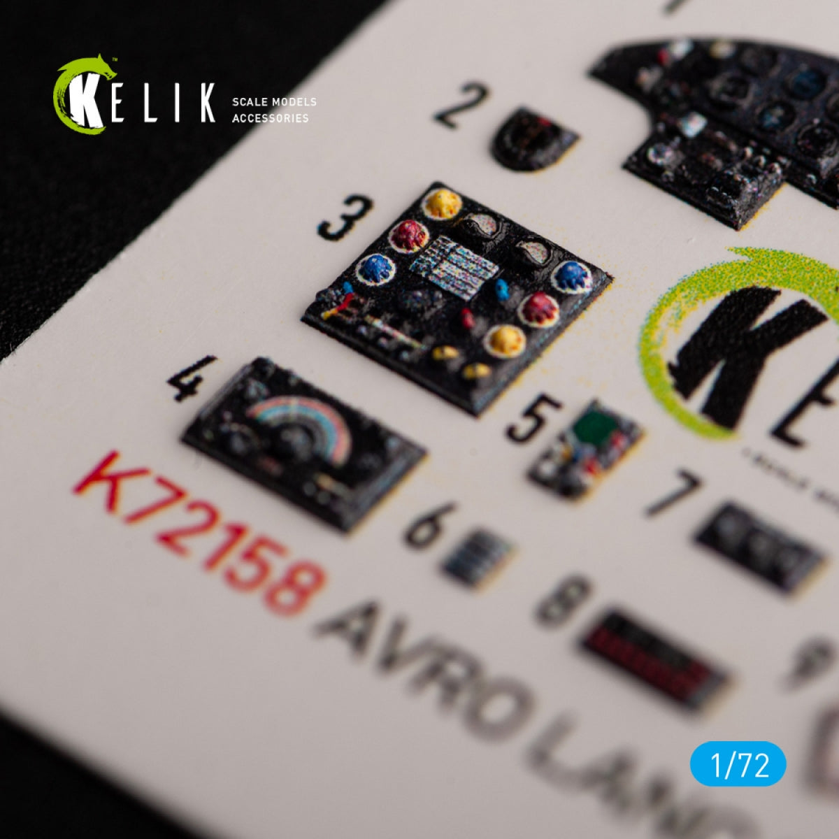 KELIK K72158 AVRO LANCASTER B.III - décalcomanies 3D intérieures pour maquette Airfix au 1/72 – image 3
