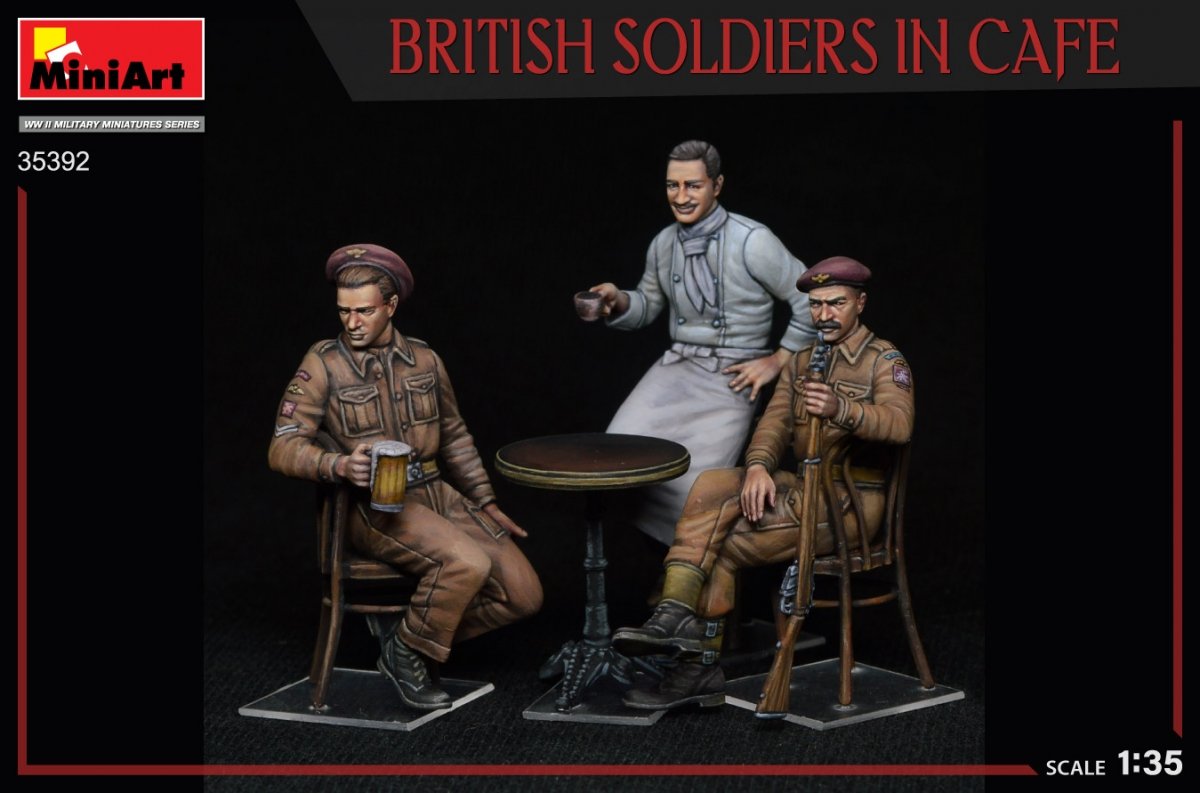 MiniArt 35392 BRITISH SOLDIERS IN CAFE 1/35 – Bild 7