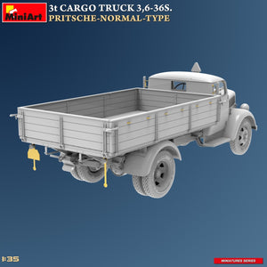 MiniArt 38079 3t CARGO TRUCK 3,6-36S. PRITSCHE-NORMAL-TYPE 1/35 – immagine 4