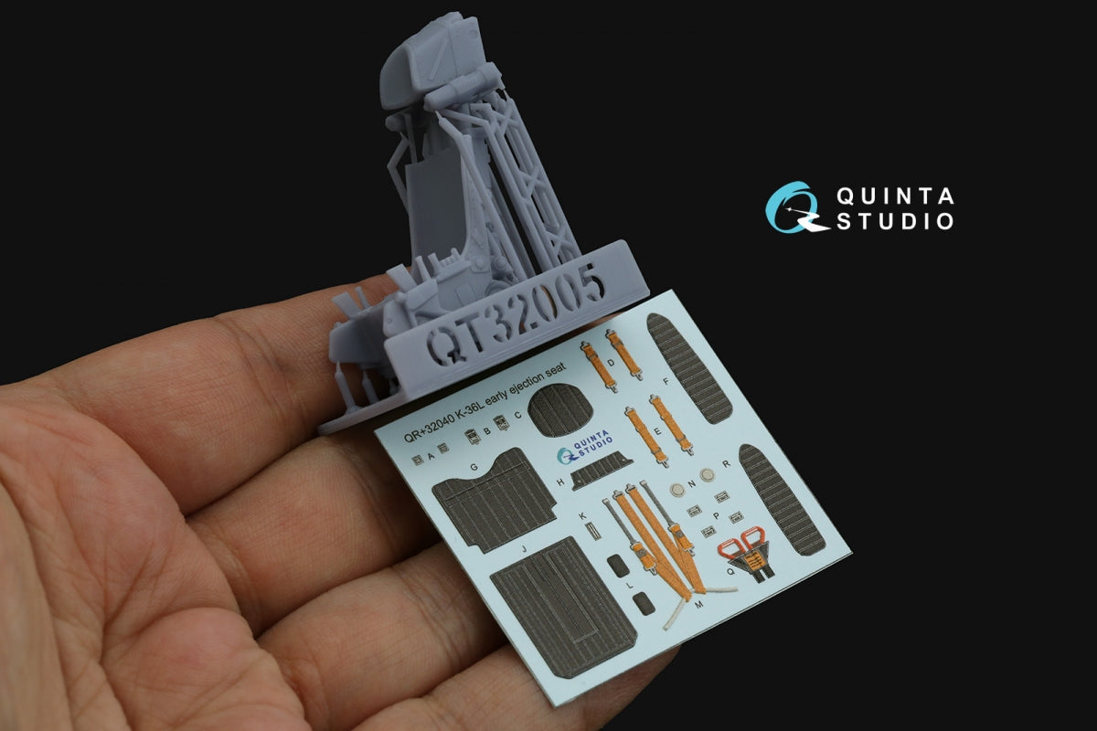 Quinta Studio QR+32040 K-36L (early) ejection seat (for Su-25 aircraft until 2007) (All kits) 1/32 – immagine 2