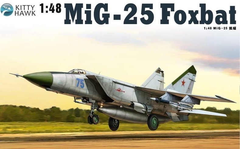 Kitty Hawk 80119 MiG-25 PD / PDS Foxbat 1/48