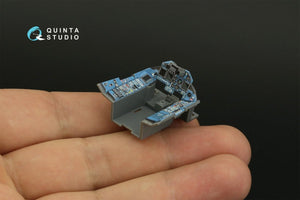Quinta Studio QDS-48320 Su-30SM 3D-Printed &amp;amp; coloured Interior on decal paper (GWH) (Small version) 1/48 – immagine 9