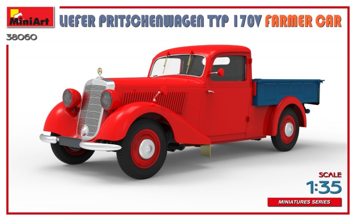 MiniArt 38060 LIEFER PRITSCHENWAGEN TYP 170V FARMER CAR 1/35 – zdjęcie 9