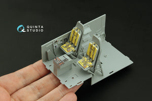 Quinta Studio QD32233 Boeing B-17E/F Pilot&amp;#39;s cockpit. 3D-Printed coloured Interior on decal paper (HK models) 1/32 – immagine 9