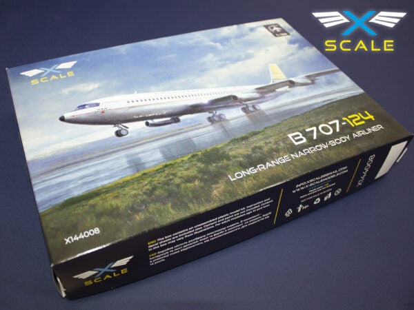 X-Scale 144008 B707-124 Long Range Narrow Body Airliner Continental 1/144 – immagine 2