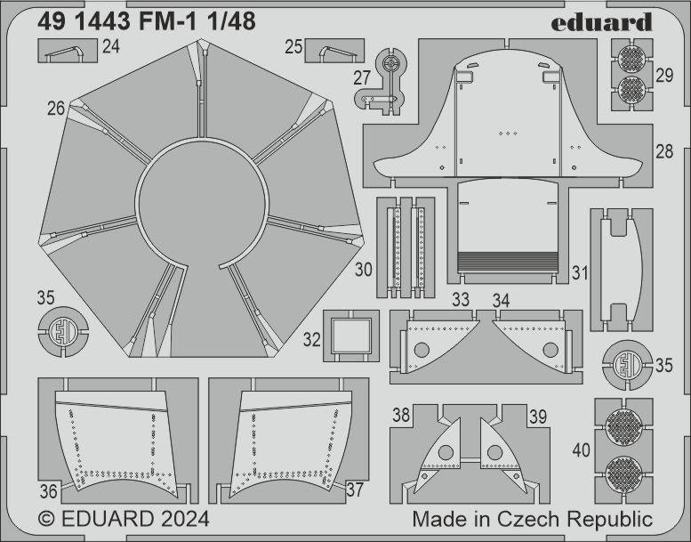 Eduard 491443 FM-1 TAMIYA 1/48 – zdjęcie 2