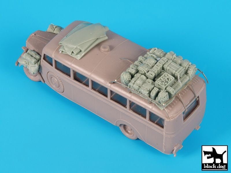 Black Dog T72102 Opel Blitz Omnibus accessories set for Roden 1/72 – Bild 3