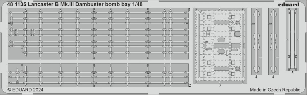 Eduard BIG49413 Lancaster B Mk. III Dambuster PART II HONG KONG MODELS 1/48 – immagine 2