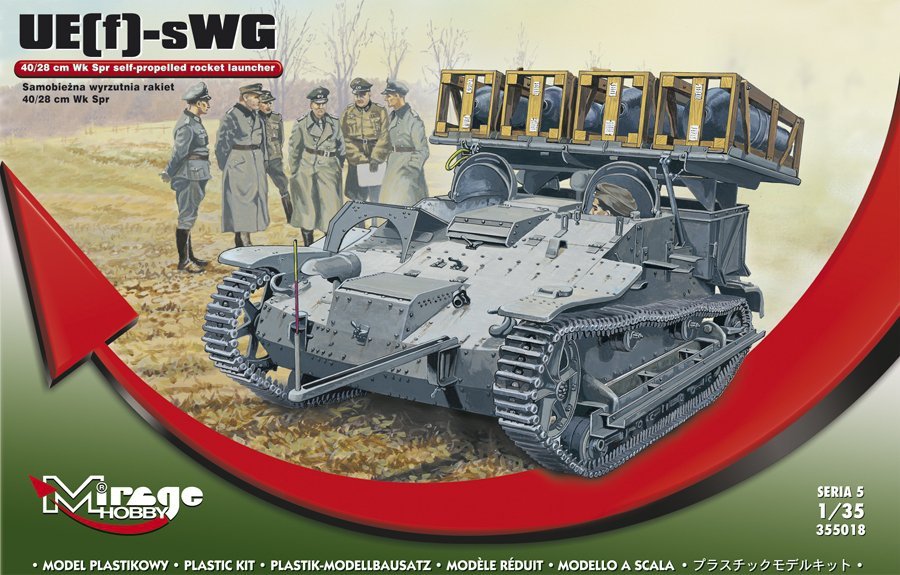 Mirage Hobby 355018 UE-sWG 40/28 cm Wk Spr Samobieżna wyrzutnia 1/35