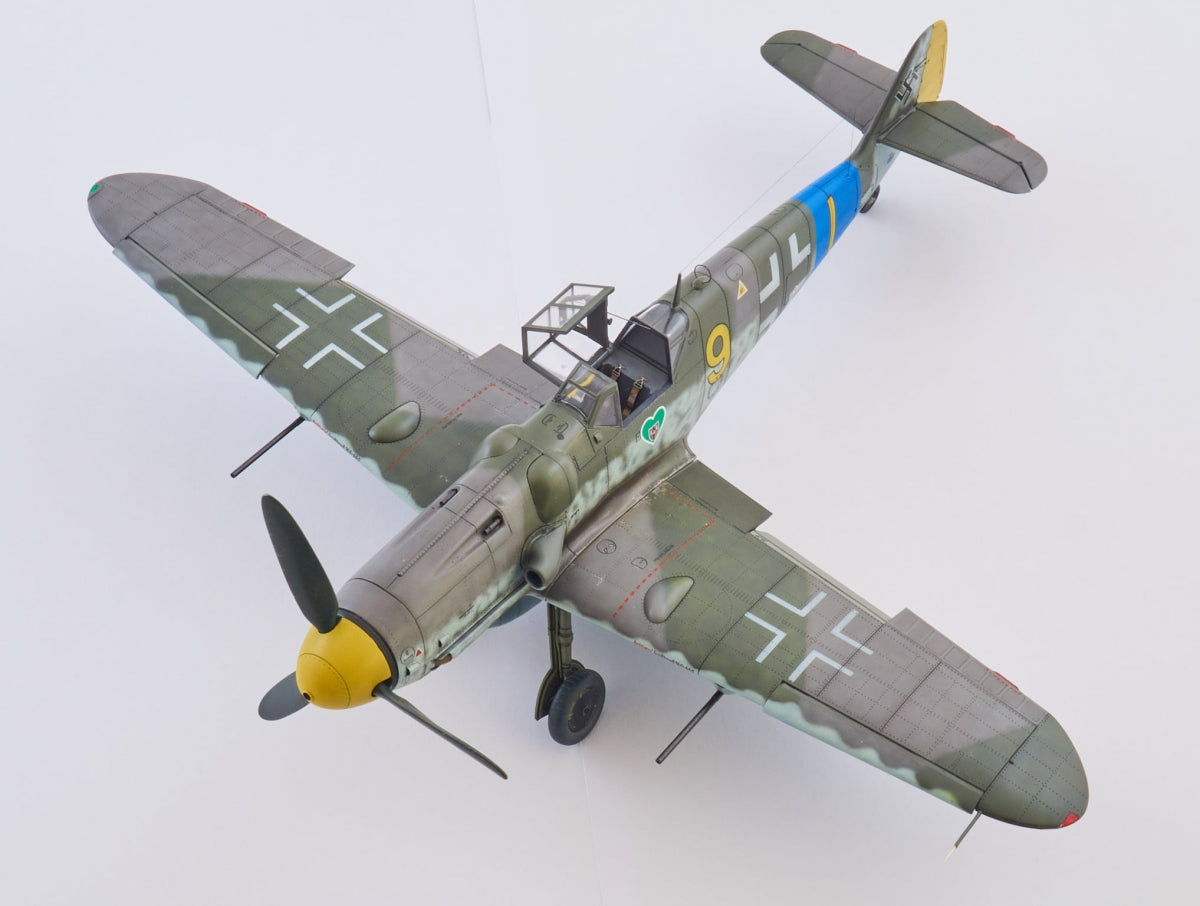 Masque Omask 34027 JBf 109G-6 (jaune 9) pour Eduard 11119 marquage J 1/48  – image 5