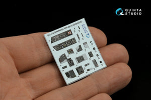 Quinta Studio QD48305 AV-8B Early 3D-Printed &amp;amp; coloured Interior on decal paper (Hasegawa) 1/48 – immagine 3