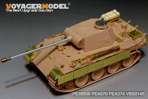 Voyager Model PE35936 WWII German Panther D w/&amp;quot;Stadtgas&amp;quot; Fuel Tanks Basic For MENG TS-038 1/35 – immagine 6