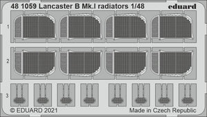 Eduard 481059 Lancaster B Mk.I radiators HK Models 1/48