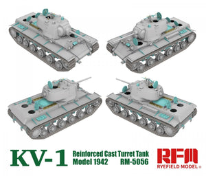 Rye Field Model 5056 KV-1 Reinforced Cast Turret TankModel 1942 1/35 – Bild 4