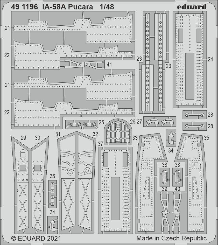 Eduard 491196 IA-58A Pucara KINETIC 1/48 – image 2
