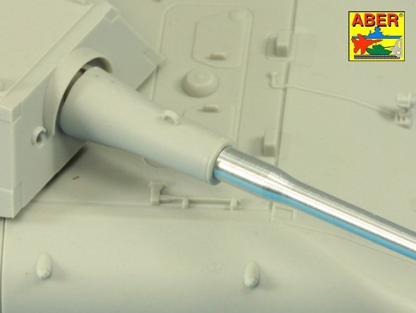 Aber 72L-68 128mm KwK 44 L/65 barrel for German E-100 Super Heavy Tank 1/72 – imagen 5