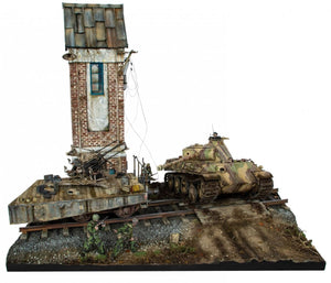 RT-Diorama 35027 Diorama-Base: Railroad Crossing 1/35 – immagine 4