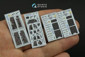 Quinta Studio QD48419 F-16D block 40 3D-Printed &amp;amp; coloured Interior on decal paper (Kinetic 2022 tool) 1/48 – immagine 4