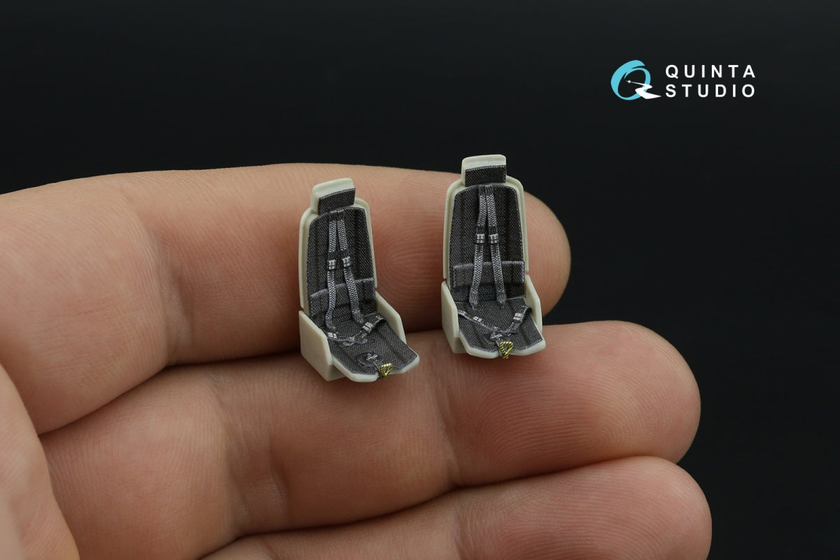 Quinta Studio QD+48535 AH-1Z Zulu Cobra/Viper 3D-Printed &amp;amp; coloured Interior on decal paper (KittyHawk) (with 3D-printed resin parts) 1/48 – immagine 11