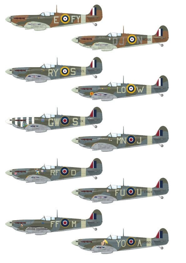 Eduard 11153 SPITFIRE STORY The Sweeps Spitfire Mk.Vb Limited edition 1/48 – immagine 3