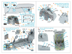 Quinta Studio QD+35153 AH-1W 3D-Printed &amp;amp; coloured Interior on decal paper (Trumpeter) (with 3D-printed resin parts) 1/35 – Bild 2