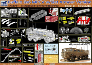 Bronco CB35101 Buffalo 6x6 MPCV w/Slat Armour Version 1/35 – zdjęcie 2