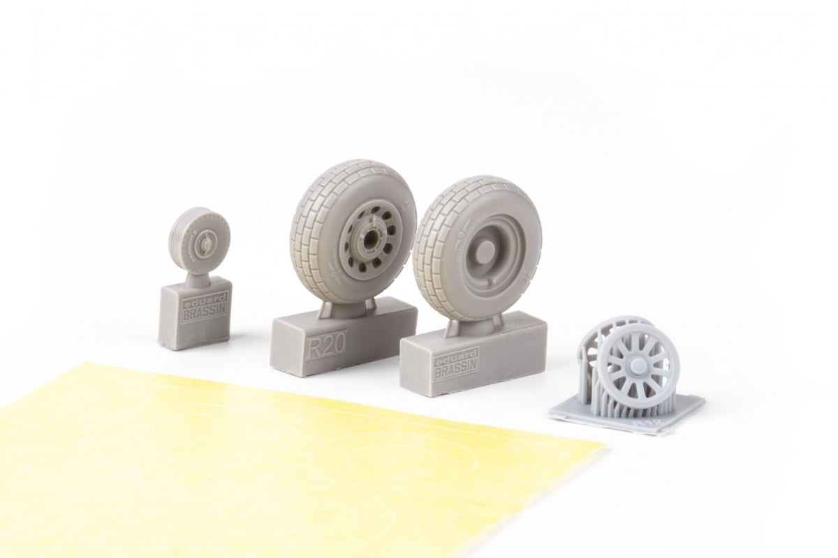 Roues Eduard 648989 P-51B/C à bande de roulement EDUARD 1/48  – image 5