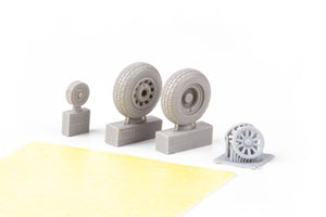 Roues Eduard 648989 P-51B/C à bande de roulement EDUARD 1/48  – image 5