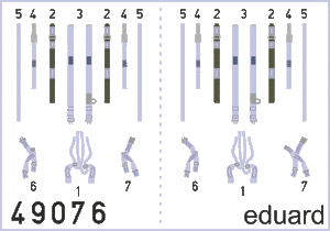 Eduard 49076 F-4J seatbelts SUPERFABRIC 1/48 ACADEMY