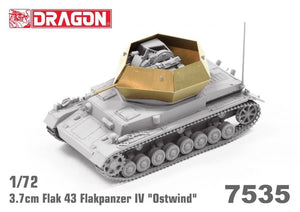 Dragon 7535 3.7cm FlaK 43 Flakpanzer IV &amp;quot;Ostwind&amp;quot; 1/72 – image 6