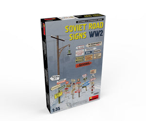 MiniArt 35601 SOVIET ROAD SIGNS WW2 1/35 – immagine 2