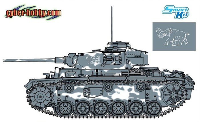 Cyber Hobby 6422 Pz.Kpfw.III Ausf.L Vorpanzer 1/35