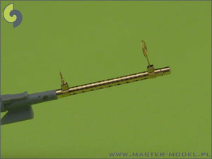 Master AM-32-013 Mitrailleuse d&amp;#39;avion allemande MG 15 - canons tournés et viseurs photogravés (2 pièces) (1/32)  – image 3