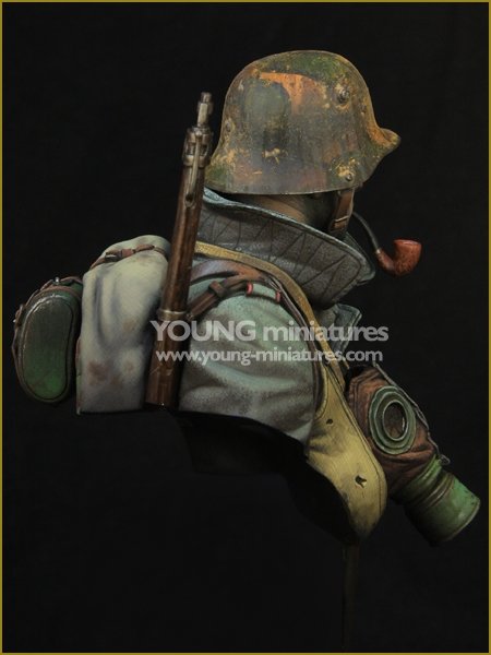 Young Miniatures YM1857 GERMAN STORMTROOPER WWI 1/10 – Bild 6