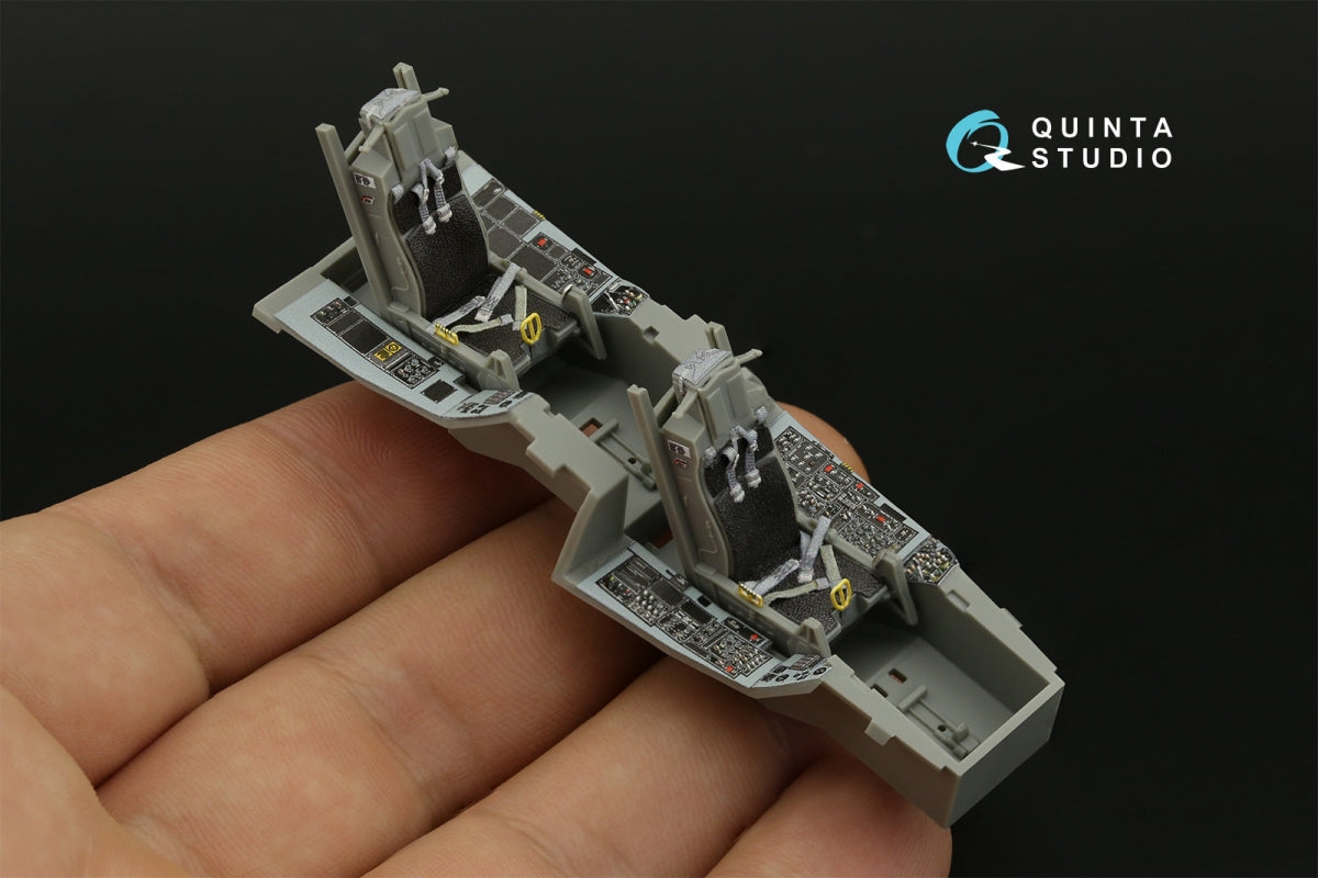 Quinta Studio QD48408 F-16D block 50 3D-Printed &amp;amp; coloured Interior on decal paper (Kinetic 2022 tool) 1/48 – immagine 10