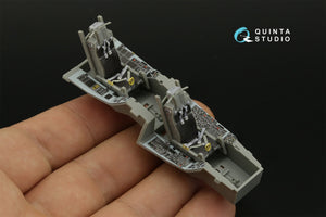 Quinta Studio QD48408 F-16D block 50 3D-Printed &amp;amp; coloured Interior on decal paper (Kinetic 2022 tool) 1/48 – immagine 10