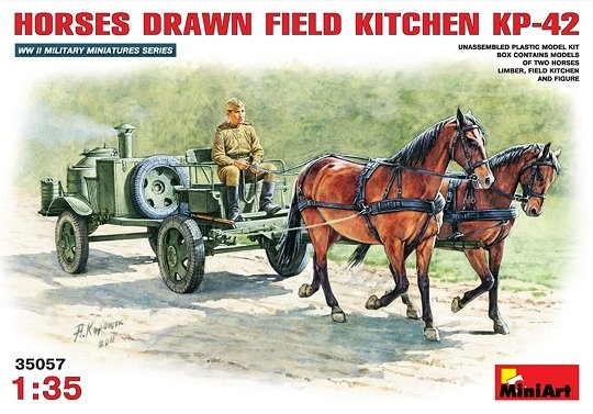 MiniArt 35057 HORSES DRAWN FIELD KITCHEN KP 42 1/35