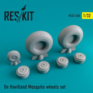 RESKIT RS32-0240 Jeu de roues De Havilland Mosquito 1/32